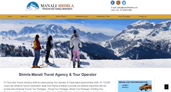 Desktop Screenshot of manalishimla.com